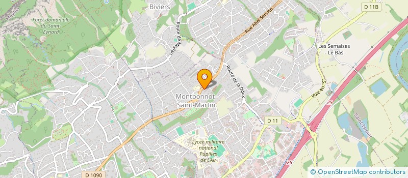 localisation de l'entreprise SARL LA CAVE DE MONTBONNOT  MONTBONNOT-SAINT-MARTIN