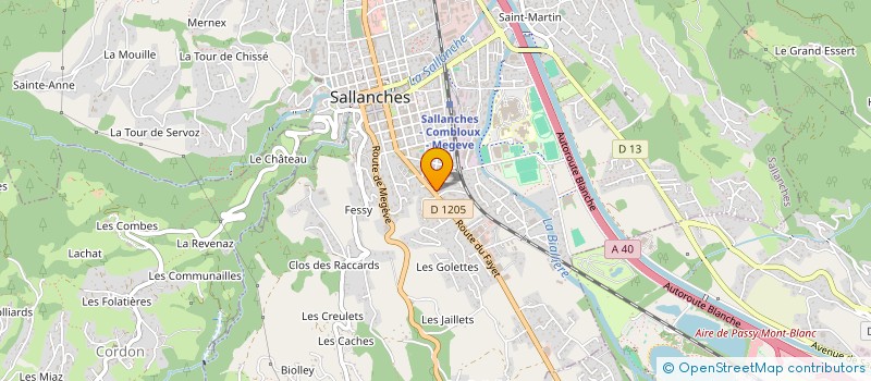 localisation de l'entreprise SARL LA CAVE DE SALLANCHES  SALLANCHES