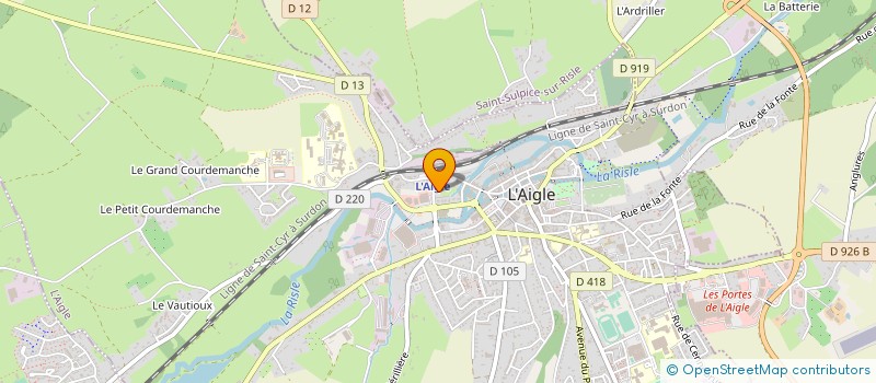 localisation de l'entreprise SARL LA CAVERIE à L'AIGLE