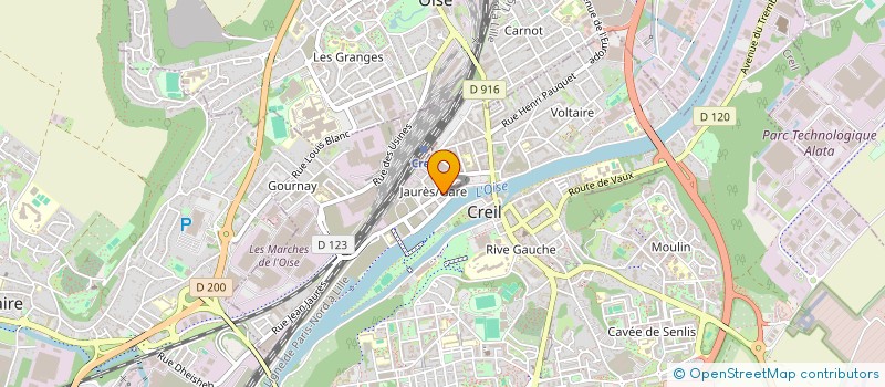 localisation de l'entreprise SARL LA CAVERNE D'ALI BABA à CREIL