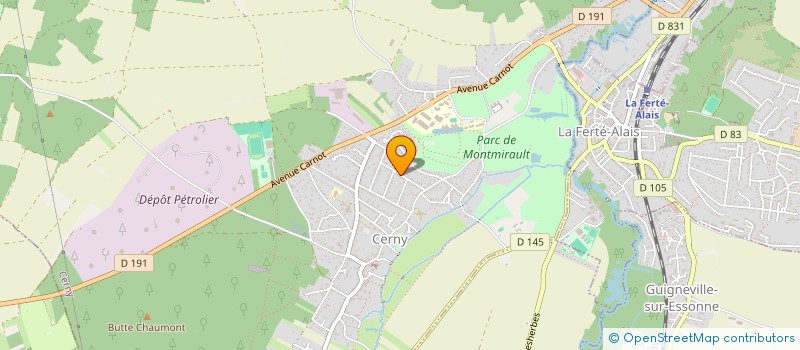 localisation de l'entreprise SARL LA CERNOISE  CERNY