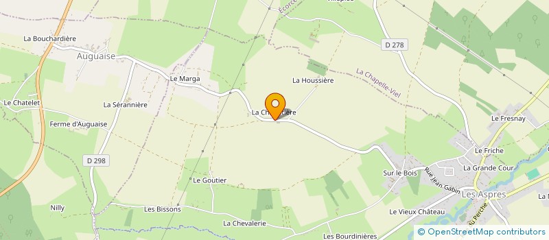 localisation de l'entreprise SARL LA CHABOTIERE à LES ASPRES