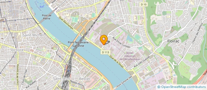 localisation de l'entreprise SARL LA CHALOUPE à BORDEAUX
