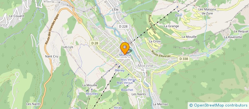 localisation de l'entreprise SARL LA CHAMADE à MORZINE