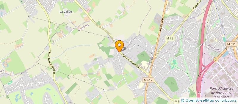 localisation de l'entreprise SARL LA CHAMBRE  BONDUES