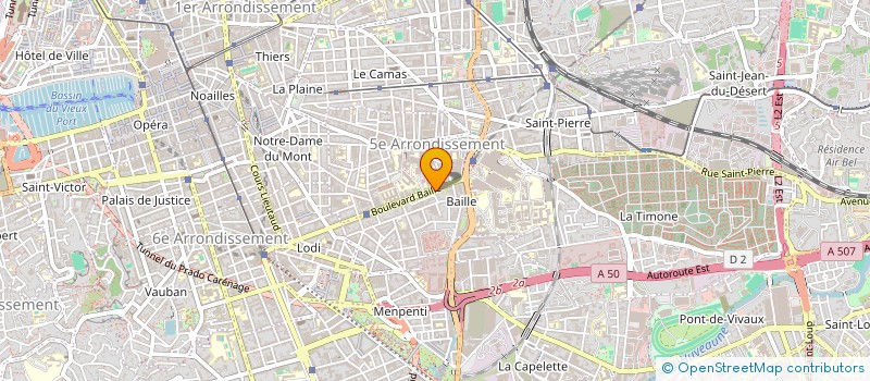 localisation de l'entreprise SARL LA CHARLOTTE AU BEURRE à MARSEILLE