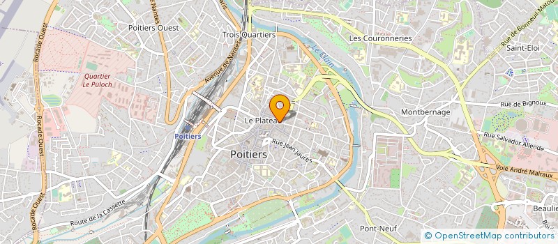 localisation de l'entreprise SARL LA CHARRETTE A AR à POITIERS