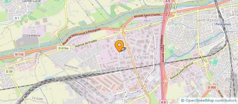 localisation de l'entreprise SARL LA CHAUMIERE  PERPIGNAN