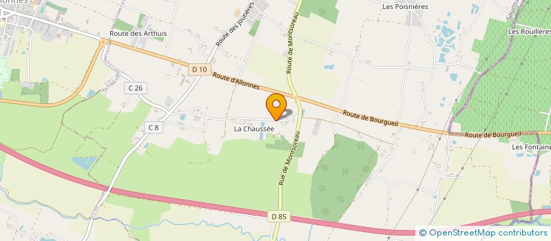localisation de l'entreprise SARL LA CHAUSSEE  BRAIN-SUR-ALLONNES