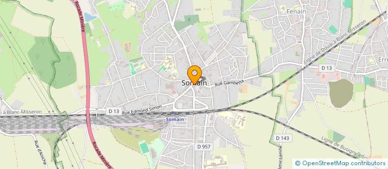 localisation de l'entreprise SARL LA CHEMISERIE  SOMAIN