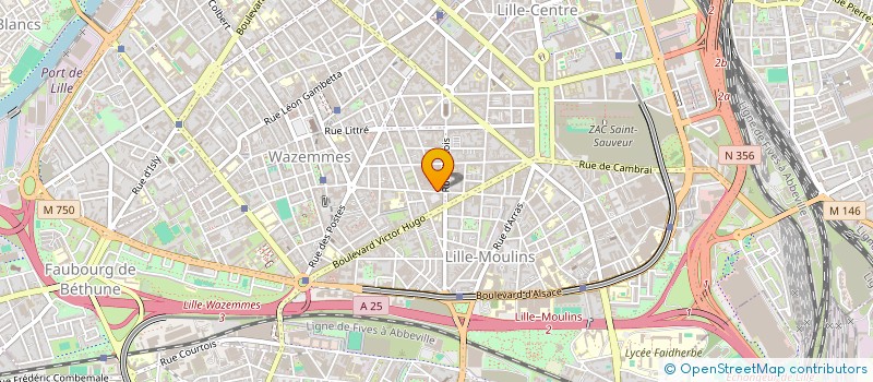 localisation de l'entreprise SARL LA CHORALE à LILLE
