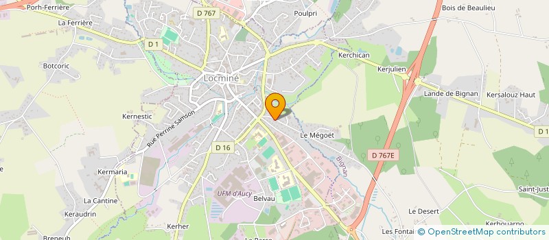 localisation de l'entreprise SARL LA CHOUANNIERE  BIGNAN