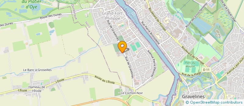 localisation de l'entreprise SARL LA CHRISTO'FINE  GRAND-FORT-PHILIPPE