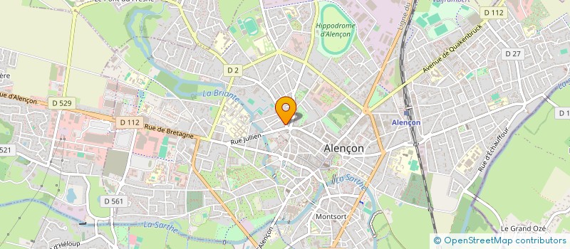 localisation de l'entreprise SARL LA CHRISTOPHIERE à ALENCON