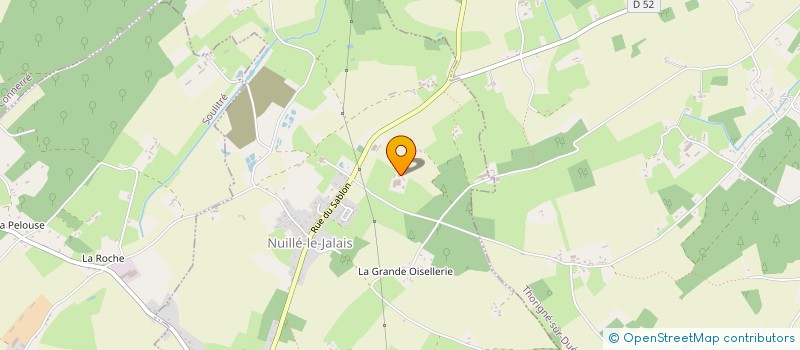 localisation de l'entreprise SARL LA CIBEUDIERE  NUILLE-LE-JALAIS