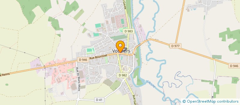 localisation de l'entreprise SARL LA CIGALE  VOUZIERS