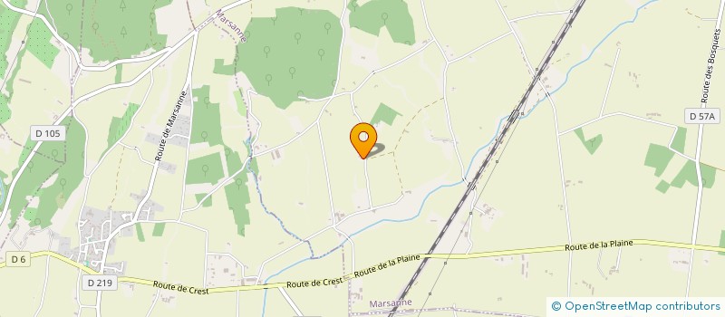 localisation de l'entreprise SARL LA CIGALIERE  MONTBOUCHER-SUR-JABRON