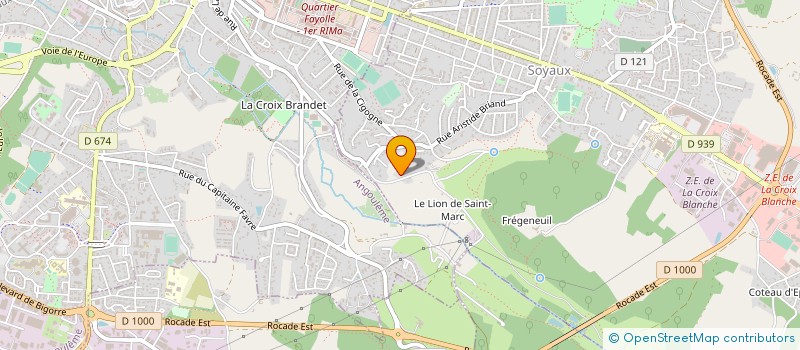 localisation de l'entreprise SARL LA CIGOGNE à SOYAUX
