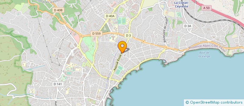 localisation de l'entreprise SARL LA CIOTADENNE à SAINT-CYR-SUR-MER
