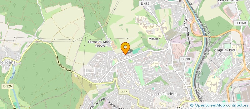 localisation de l'entreprise SARL LA CITADELLE  MONTBELIARD