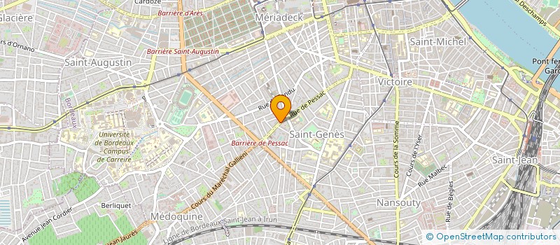 localisation de l'entreprise SARL LA CITE à BORDEAUX