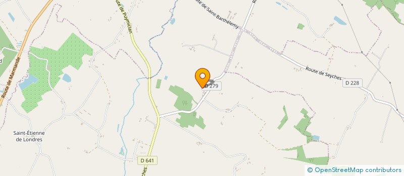 localisation de l'entreprise SARL LA CLAIRIERE  SAINT BARTHELEMY D'AGENAIS