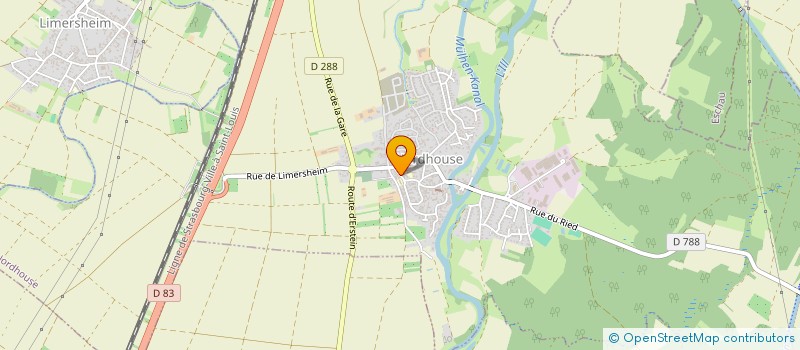 localisation de l'entreprise SARL LA CLE DES CHAMPS  NORDHOUSE