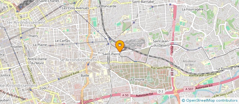 localisation de l'entreprise SARL LA CLEF DES VERGERS à MARSEILLE