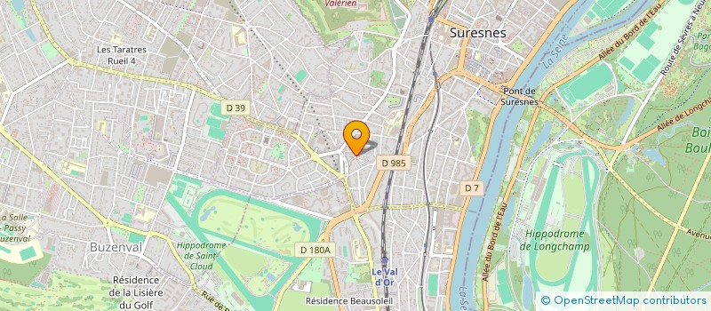 localisation de l'entreprise SARL LA COIFFURE DE SURESNES à SURESNES