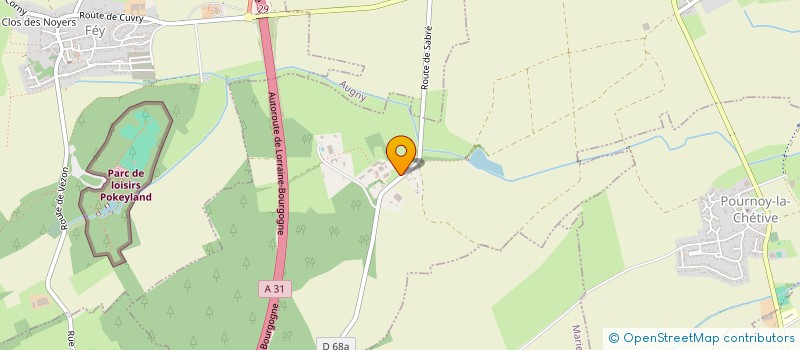 localisation de l'entreprise SARL LA COLO  COIN-LES-CUVRY