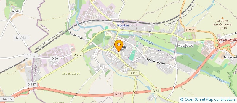 localisation de l'entreprise SARL LA COMEDIE  HOUDAN