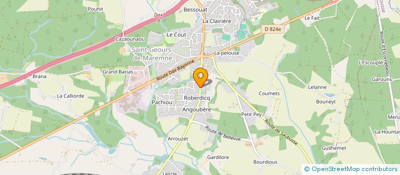 localisation de l'entreprise SARL LA COMPAGNIE D AQUITAINE ET LANDES à SAINT-VINCENT-DE-TYROSSE