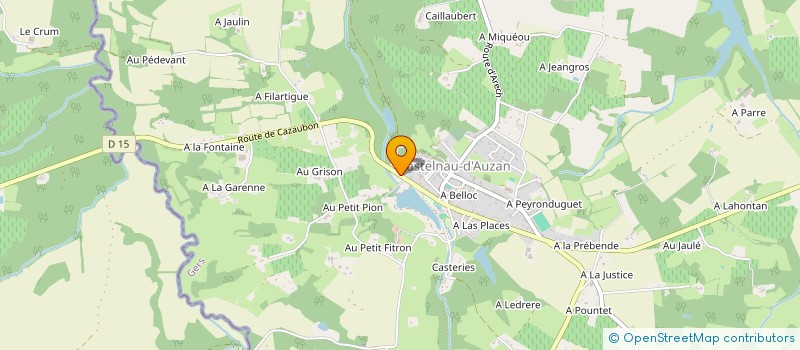 localisation de l'entreprise SARL LA COMTESSE AUZANAISE à CASTELNAU D'AUZAN LABARRERE