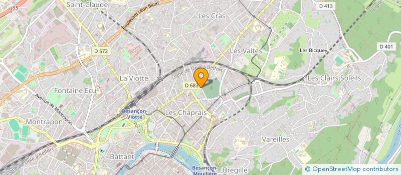 localisation de l'entreprise SARL LA COMTOISE DE DISTRIBUTION à BESANCON