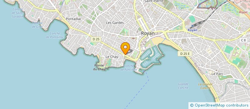 localisation de l'entreprise SARL LA CONCHE à ROYAN