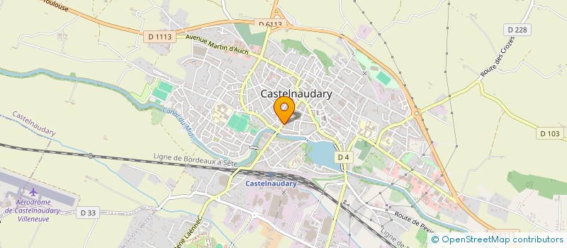 localisation de l'entreprise SARL LA CORBEILLE A PAIN à CASTELNAUDARY