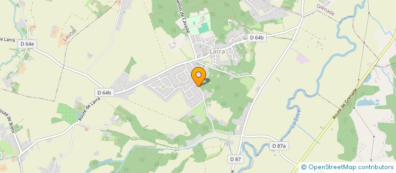 localisation de l'entreprise SARL LA CORBEILLE D'OR  LARRA