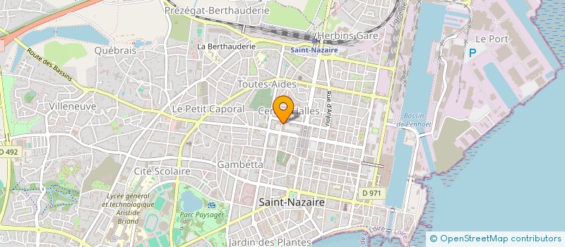 localisation de l'entreprise SARL LA CORBEILLE LBF DISTRIBUTION à SAINT-NAZAIRE