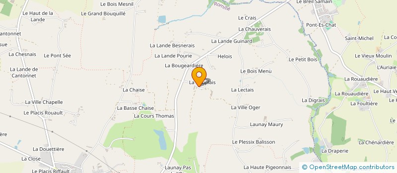 localisation de l'entreprise SARL LA COUPLAIS à ROMILLE