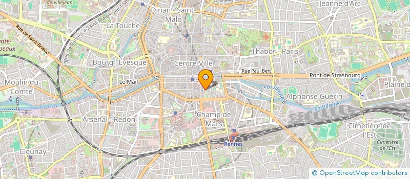 localisation de l'entreprise SARL LA COUPOLE  RENNES