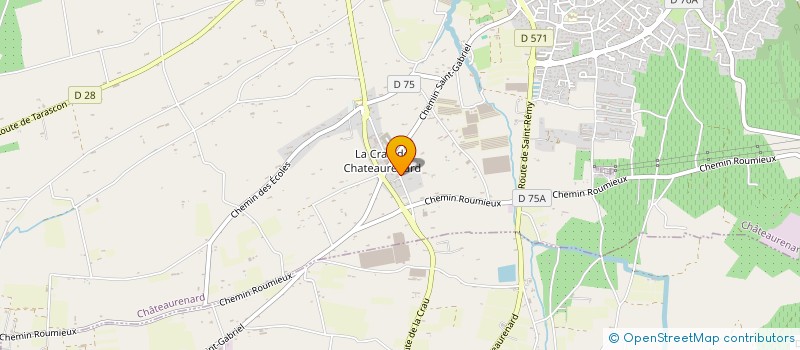 localisation de l'entreprise SARL LA CRAU TRANSPORTS à CHATEAURENARD