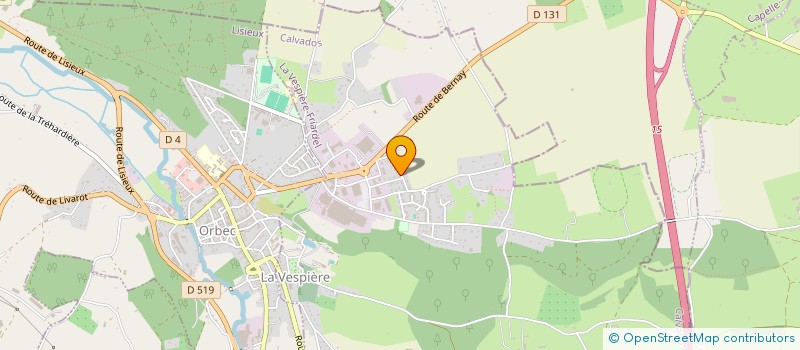 localisation de l'entreprise SARL LA CRESSONNIERE à LA VESPIERE-FRIARDEL