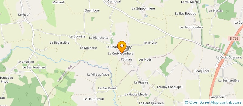 localisation de l'entreprise SARL LA CROIX GOMBERT  YVIGNAC-LA-TOUR