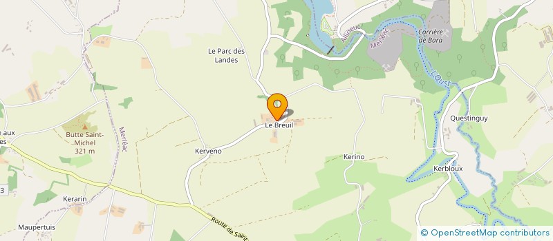 localisation de l'entreprise SARL LA CROIX MAREUC à MERLEAC