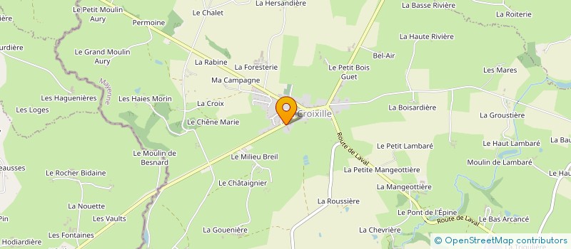 localisation de l'entreprise SARL LA CROIXILLE  LA CROIXILLE