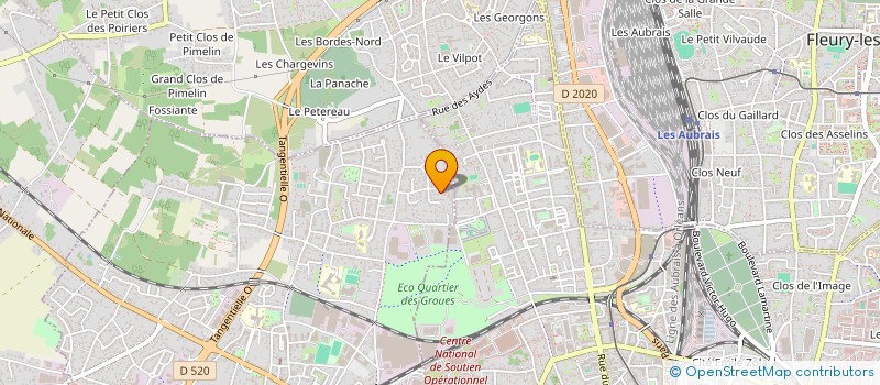localisation de l'entreprise SARL LA CYPRIENNE à ORLEANS