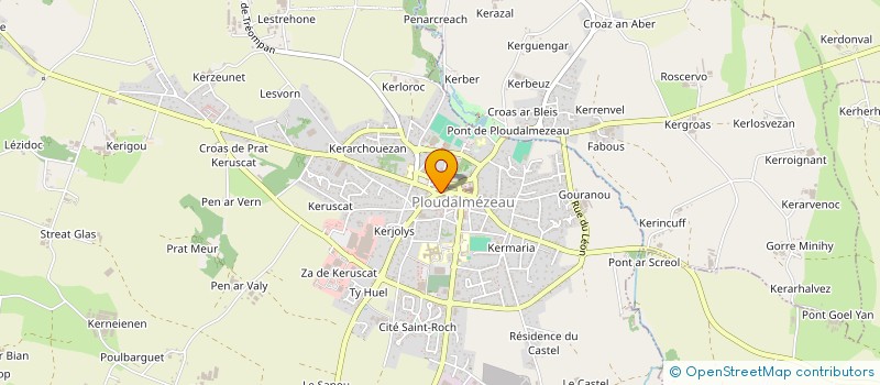 localisation de l'entreprise SARL LA DANAE  PLOUDALMEZEAU