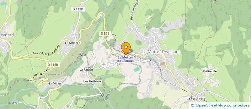 localisation de l'entreprise SARL LA DESIRADE  LA MOTTE-D'AVEILLANS