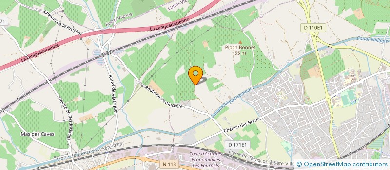 localisation de l'entreprise SARL LA DEVEZE  ENTRE-VIGNES