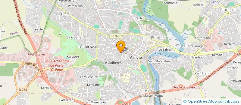 localisation de l'entreprise SARL LA DIFFERENCE à AURAY